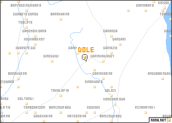 map of Dolé