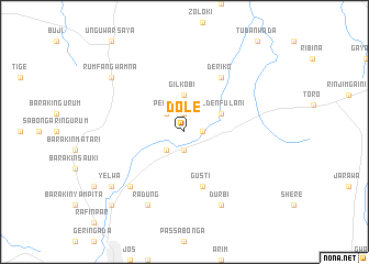 map of Dole