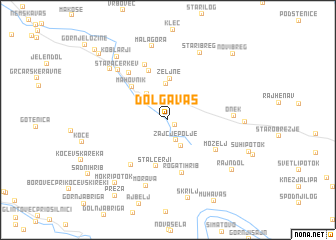map of Dolga Vas