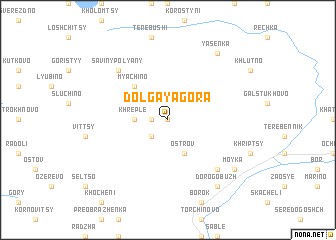 map of Dolgaya Gora