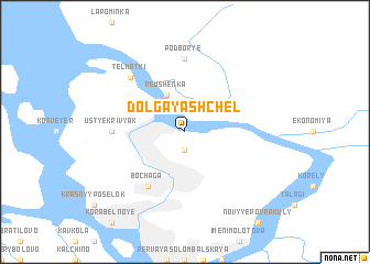 map of Dolgaya Shchel\