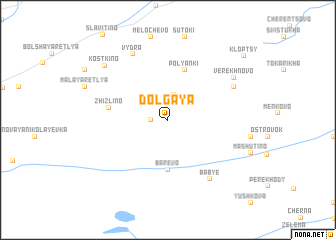 map of Dolgaya