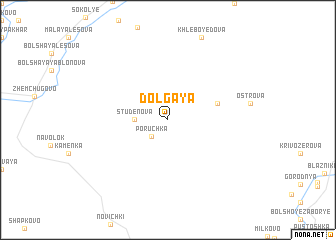 map of Dolgaya