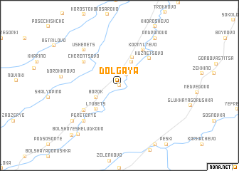 map of Dolgaya