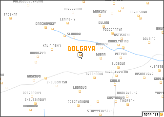 map of Dolgaya