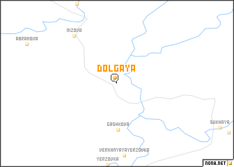 map of Dolgaya