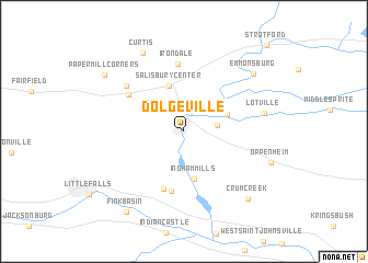 map of Dolgeville