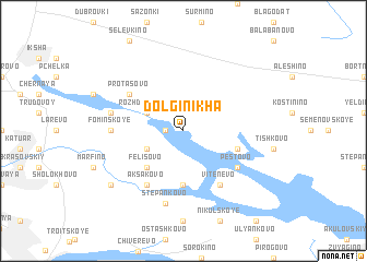 map of Dolginikha