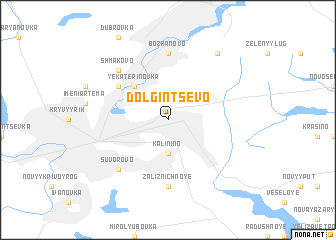 map of Dolgintsevo