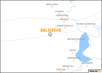 map of Dolgirëvo