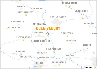 map of Dolgiye Budy