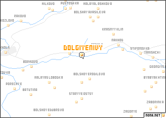 map of Dolgiye Nivy