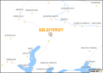 map of Dolgiye Nivy