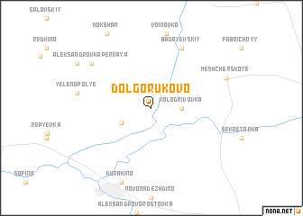 map of Dolgorukovo