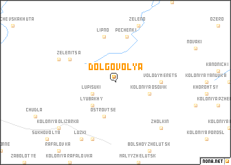 map of Dolgovolya