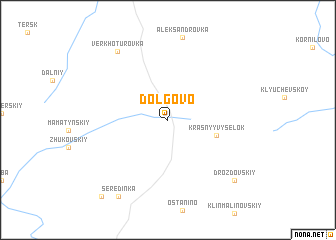 map of Dolgovo