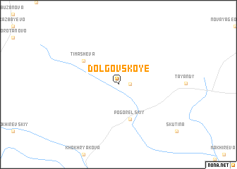 map of Dolgovskoye