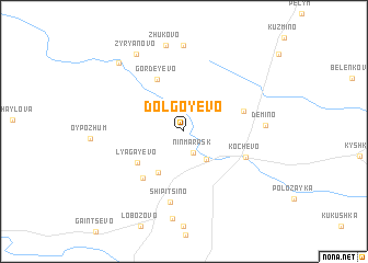 map of Dolgoyevo