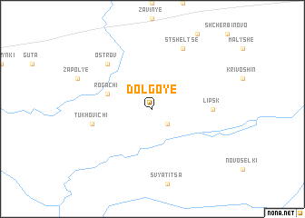 map of Dolgoye