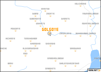 map of Dolgoye