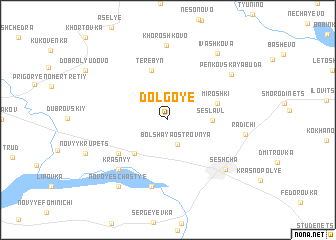 map of Dolgoye