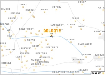 map of Dolgoye