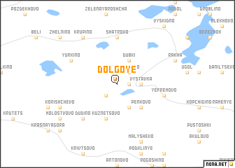 map of Dolgoye