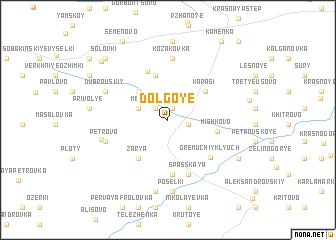 map of Dolgoye