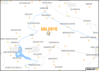 map of Dolgoye