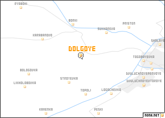 map of Dolgoye