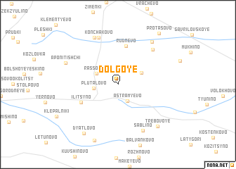 map of Dolgoye