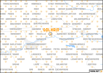 map of Dolhain