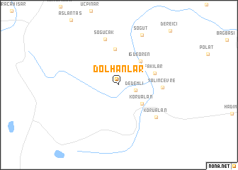 map of Dolhanlar