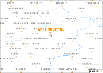map of Dołhobyczów