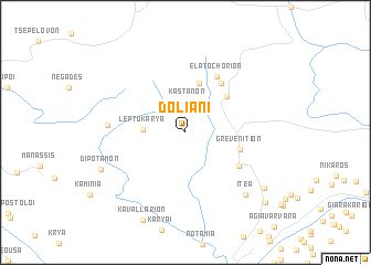map of Dóliani
