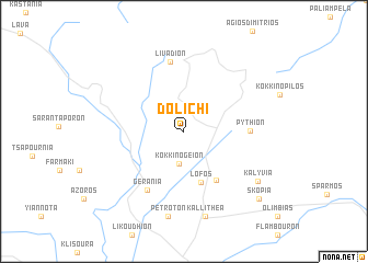 map of Dolíchi