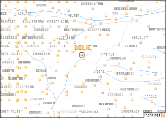 map of Dolič