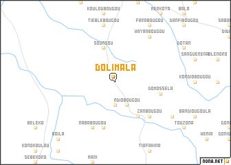 map of Dolimala