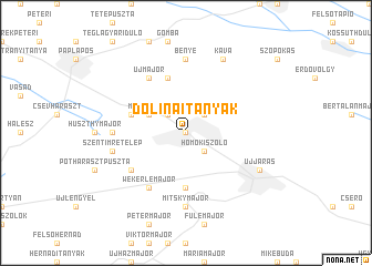 map of Dolinaitanyák