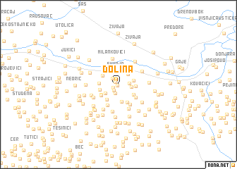 map of Dolina