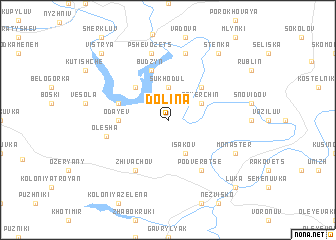 map of Dolina