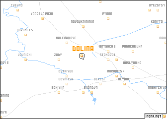 map of Dolina