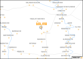 map of Dolina