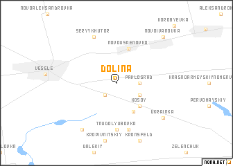 map of Dolina