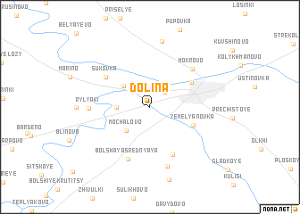 map of Dolina