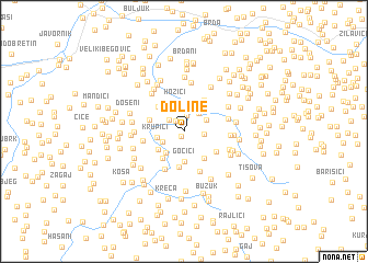 map of Doline