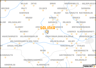 map of Dolinka