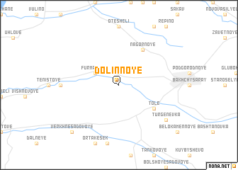 map of Dolinnoye