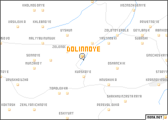 map of Dolinnoye