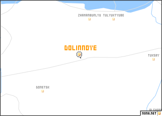 map of Dolinnoye